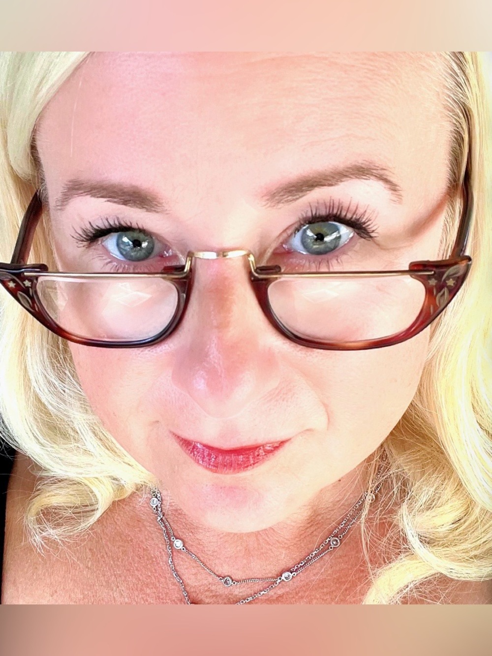 Vintage 50s Gold Filled Cat Eye Reading Glasses